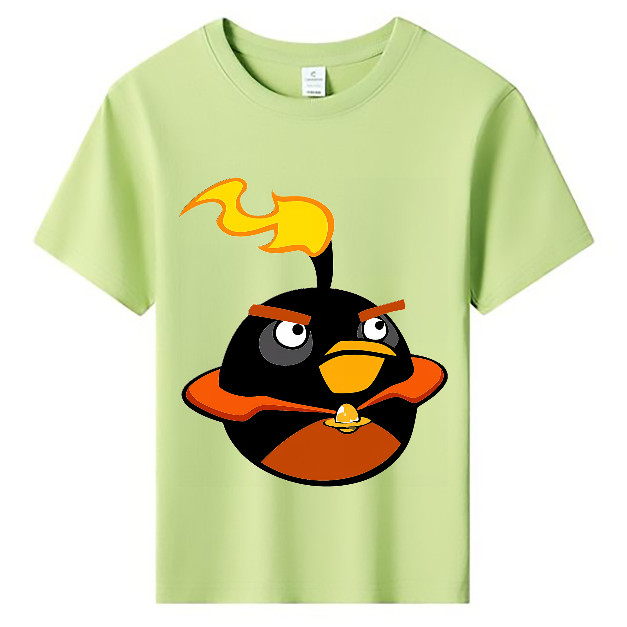 （画像用） Angry Birds アングリーバード 綿100％キッズTシャツ（フロントプリント）